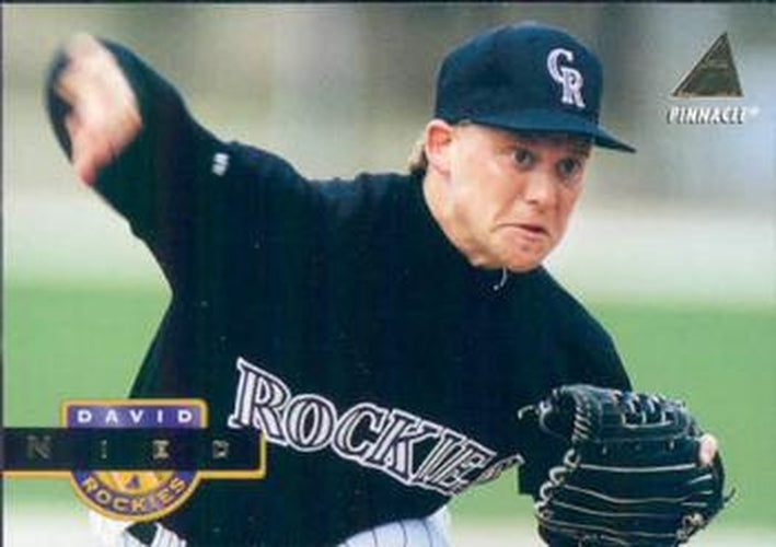 #43 David Nied - Colorado Rockies - 1994 Pinnacle Baseball