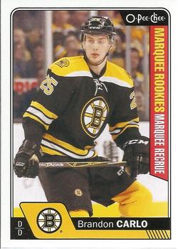 #703 Brandon Carlo - Boston Bruins - 2016-17 O-Pee-Chee Update Hockey