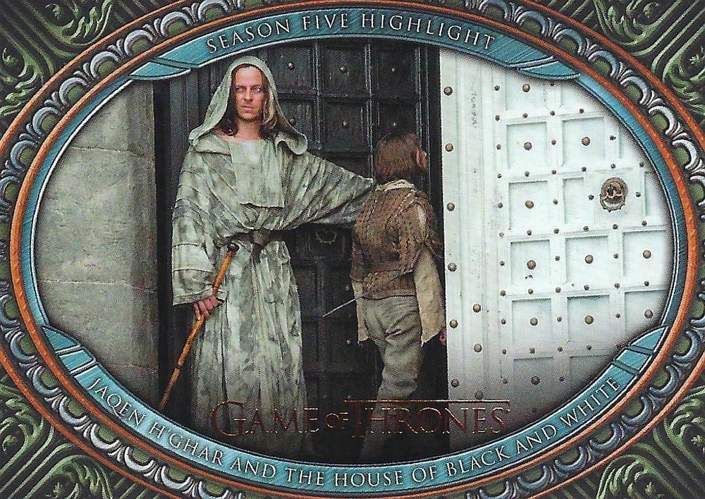 #43 Jaqen H'ghar and the House of Black and White - 2022 Rittenhouse Game of Thrones
