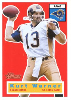 #43 Kurt Warner - St. Louis Rams - 2001 Topps Heritage Football