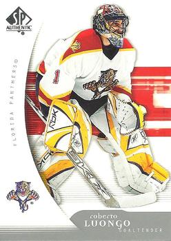 #43 Roberto Luongo - Florida Panthers - 2005-06 SP Authentic Hockey
