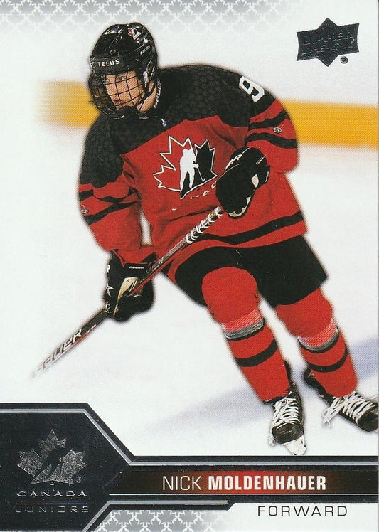 #43 Nick Moldenhauer - Canada - 2022-23 Upper Deck Team Canada Juniors Hockey