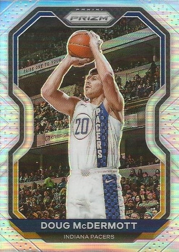 #43 Doug McDermott - Indiana Pacers - 2020-21 Panini Prizm - Silver Prizms Basketball