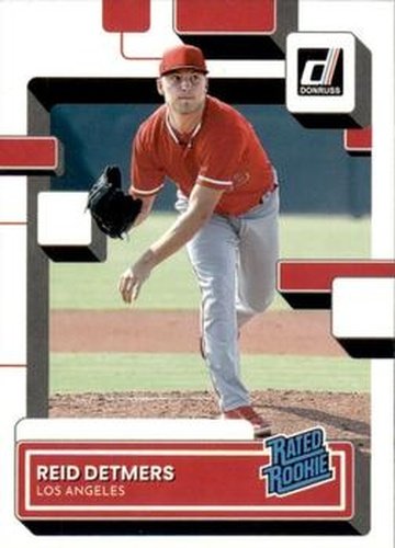 #43 Reid Detmers - Los Angeles Angels - 2022 Donruss Baseball