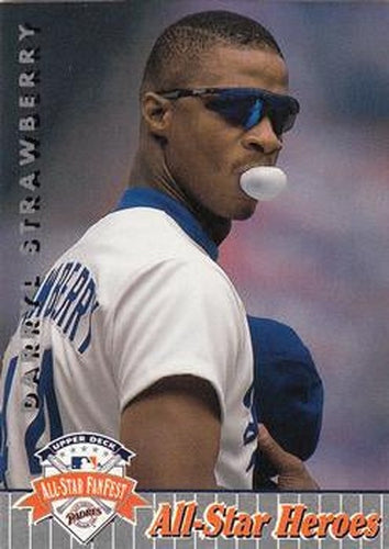 #43 Darryl Strawberry - Los Angeles Dodgers - 1992 Upper Deck All-Star FanFest Baseball