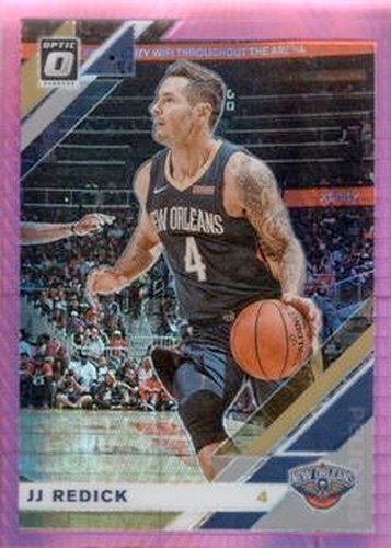 #43 JJ Redick - New Orleans Pelicans - 2019-20 Donruss Optic - Hyper Pink Basketball