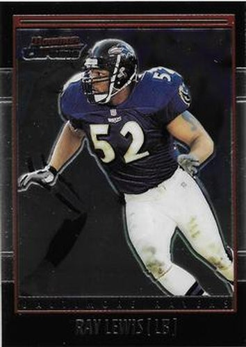 #43 Ray Lewis - Baltimore Ravens - 2001 Bowman Chrome Football