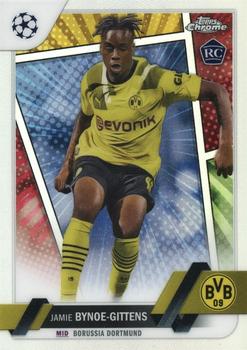 #43b Jamie Bynoe-Gittens - Borussia Dortmund - 2022-23 Topps Chrome UEFA Club Competitions Soccer