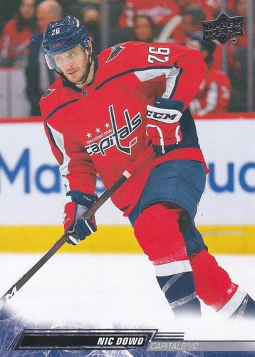 #440 Nic Dowd - Washington Capitals - 2022-23 Upper Deck Hockey