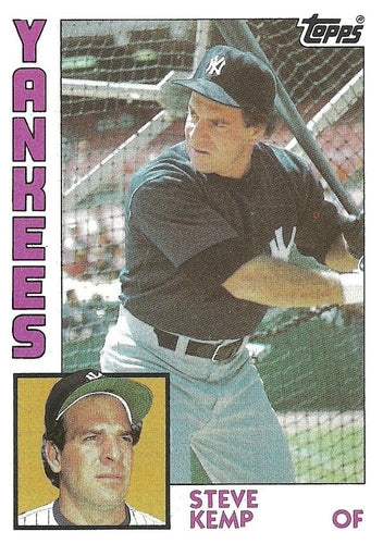 #440 Steve Kemp - New York Yankees - 1984 Topps Baseball