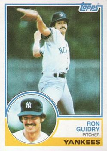 #440 Ron Guidry - New York Yankees - 1983 Topps Baseball