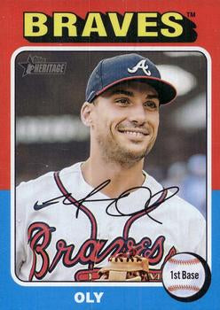 #440c Matt Olson - Atlanta Braves - 2024 Topps Heritage Baseball