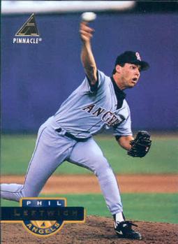 #441 Phil Leftwich - California Angels - 1994 Pinnacle Baseball