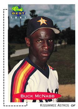 #441 Buck McNabb - GCL Astros - 1991 Classic Best Baseball