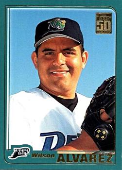 #441 Wilson Alvarez - Tampa Bay Devil Rays - 2001 Topps Baseball