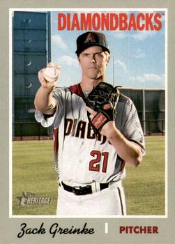 #442 Zack Greinke - Arizona Diamondbacks - 2019 Topps Heritage Baseball