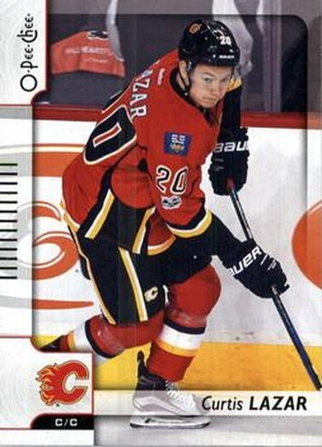 #442 Curtis Lazar - Calgary Flames - 2017-18 O-Pee-Chee Hockey