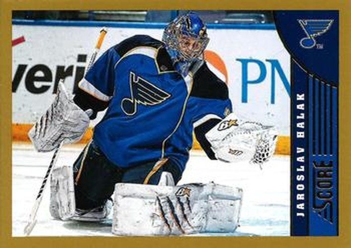#442 Jaroslav Halak - St. Louis Blues - 2013-14 Score - Gold Hockey