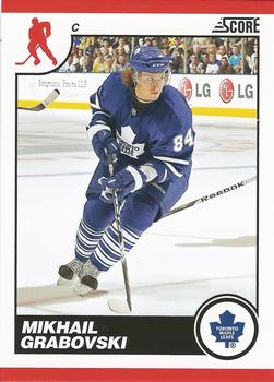 #443 Mikhail Grabovski - Toronto Maple Leafs - 2010-11 Score Hockey