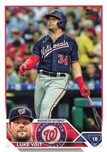 #443 Luke Voit - Washington Nationals - 2023 Topps Baseball