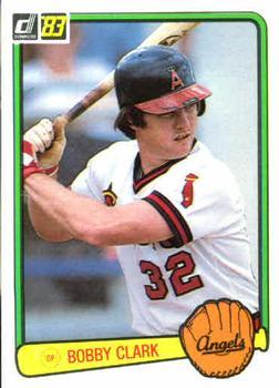 #444 Bobby Clark - California Angels - 1983 Donruss Baseball