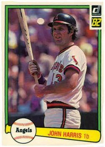 #444 John Harris - California Angels - 1982 Donruss Baseball