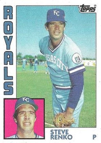 #444 Steve Renko - Kansas City Royals - 1984 Topps Baseball