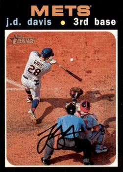 #445 J.D. Davis - New York Mets - 2020 Topps Heritage Baseball