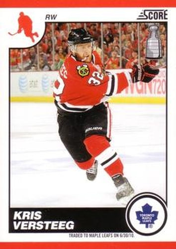 #445 Kris Versteeg - Toronto Maple Leafs - 2010-11 Score Hockey