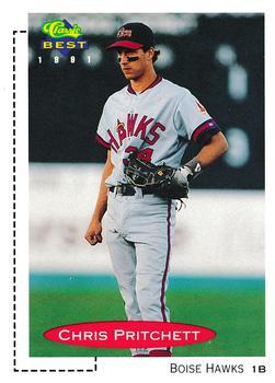 #445 Chris Pritchett - Boise Hawks - 1991 Classic Best Baseball