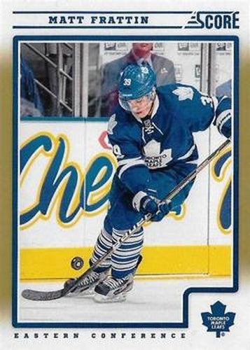 #445 Matt Frattin - Toronto Maple Leafs - 2012-13 Score - Gold Rush Hockey