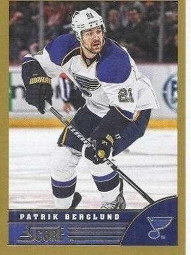#446 Patrik Berglund - St. Louis Blues - 2013-14 Score - Gold Hockey