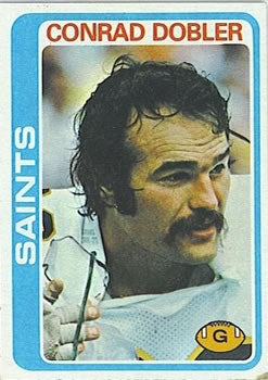 #446 Conrad Dobler - New Orleans Saints - 1978 Topps Football