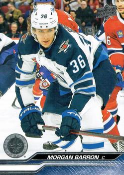 #446 Morgan Barron - Winnipeg Jets - 2023-24 Upper Deck Hockey