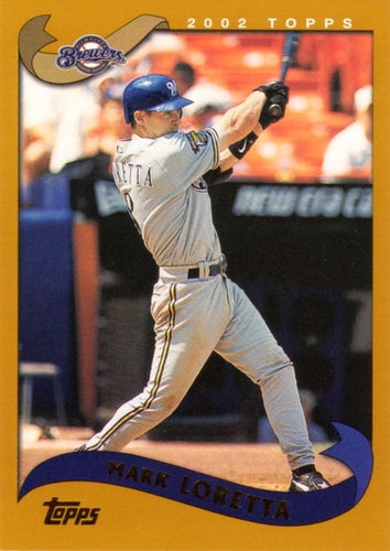 #446b Mark Loretta - Milwaukee Brewers - 2002 Topps Baseball