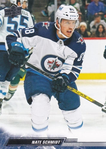 #447 Nate Schmidt - Winnipeg Jets - 2022-23 Upper Deck Hockey