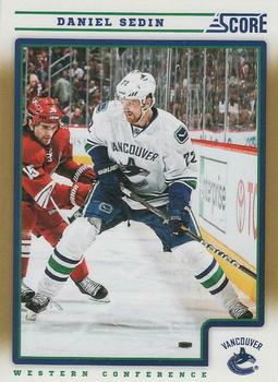 #447 Daniel Sedin - Vancouver Canucks - 2012-13 Score - Gold Rush Hockey