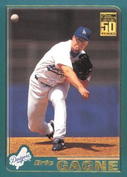 #447 Eric Gagne - Los Angeles Dodgers - 2001 Topps Baseball