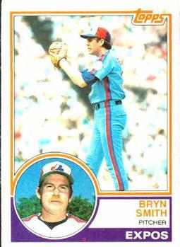 #447 Bryn Smith - Montreal Expos - 1983 Topps Baseball