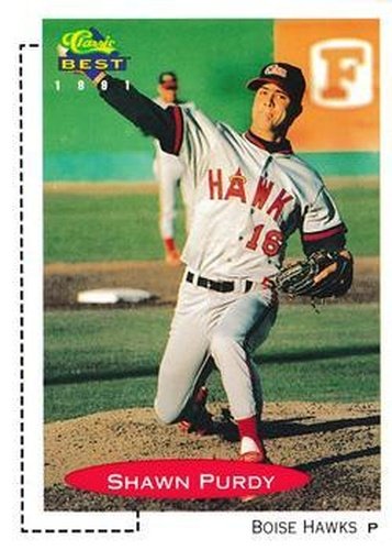 #447 Shawn Purdy - Boise Hawks - 1991 Classic Best Baseball