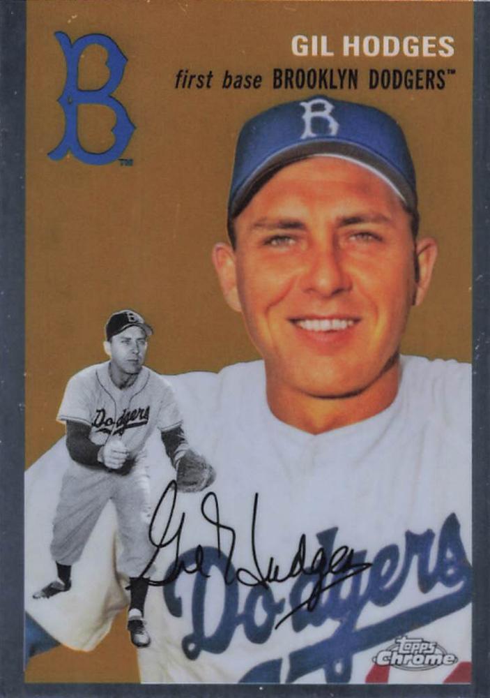 #447 Gil Hodges - Brooklyn Dodgers - 2023 Topps Chrome Platinum Anniversary Baseball