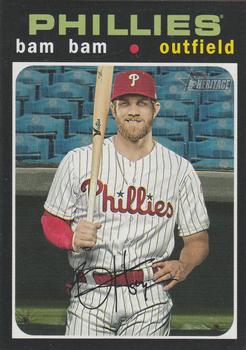 #447c Bryce Harper - Philadelphia Phillies - 2020 Topps Heritage Baseball