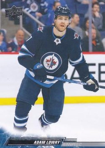 #448 Adam Lowry - Winnipeg Jets - 2022-23 Upper Deck Hockey