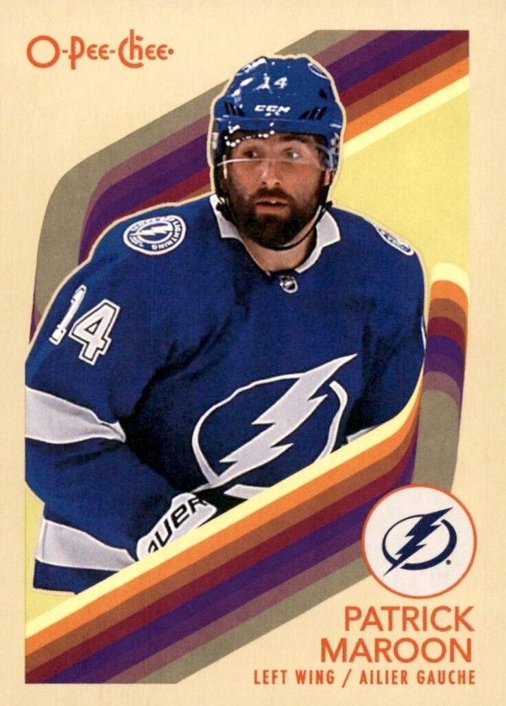 #448 Patrick Maroon - Tampa Bay Lightning - 2023-24 O-Pee-Chee - Retro Hockey