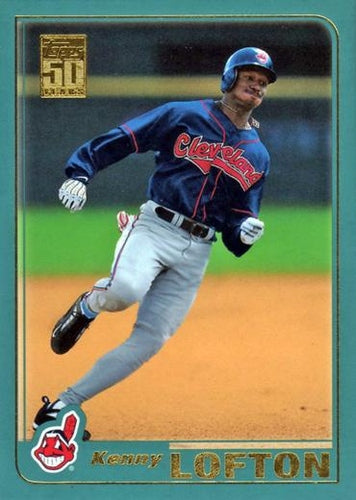#448 Kenny Lofton - Cleveland Indians - 2001 Topps Baseball