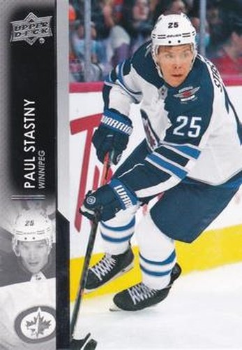 #448 Paul Stastny - Winnipeg Jets - 2021-22 Upper Deck Hockey