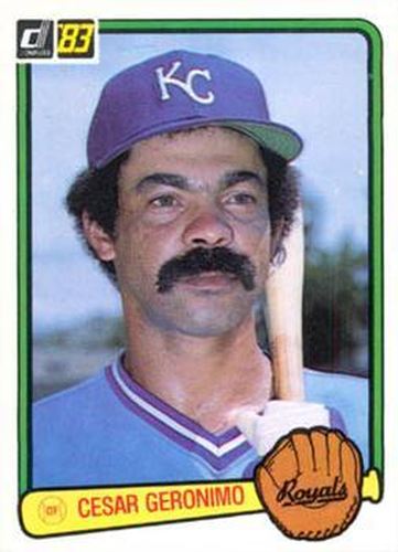 #448 Cesar Geronimo - Kansas City Royals - 1983 Donruss Baseball