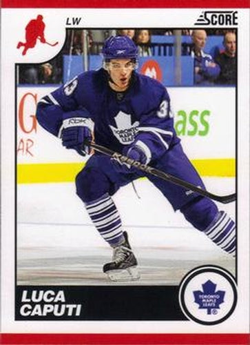 #448 Luca Caputi - Toronto Maple Leafs - 2010-11 Score Hockey