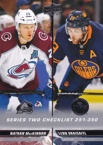 #449 Nathan MacKinnon / Leon Draisaitl - Colorado Avalanche / Edmonton Oilers - 2022-23 Upper Deck Hockey