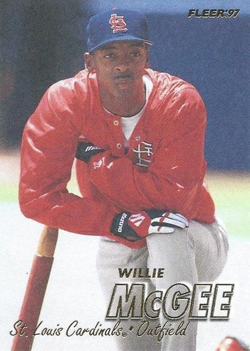 #449 Willie McGee - St. Louis Cardinals - 1997 Fleer Baseball